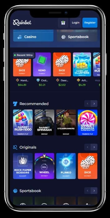 Site d'évaluation de jeux d'argent - Rain Bet